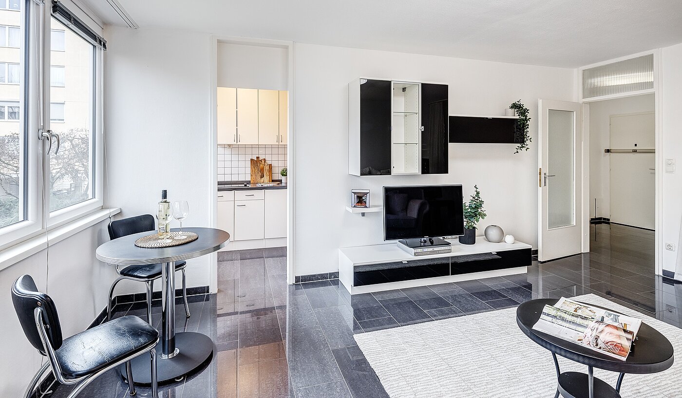 Appartement avec 1.5 pièces | München-Au | 2112ML2 | ...und Platz zum Essen