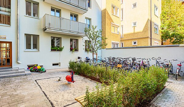 Appartement avec 2 pièces | München-Maxvorstadt | 70398 | Ruhiger Innenhof