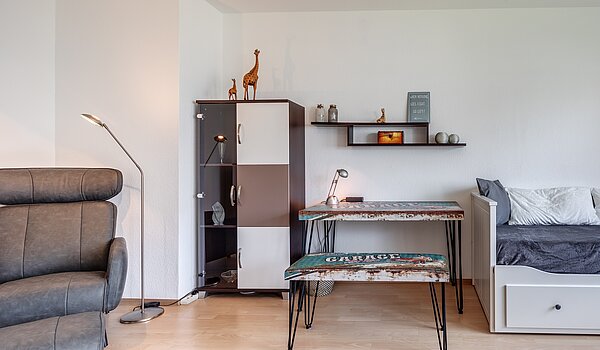 Appartement avec 1 pièce | München-Feldmoching | 70456 | Wohnbereich