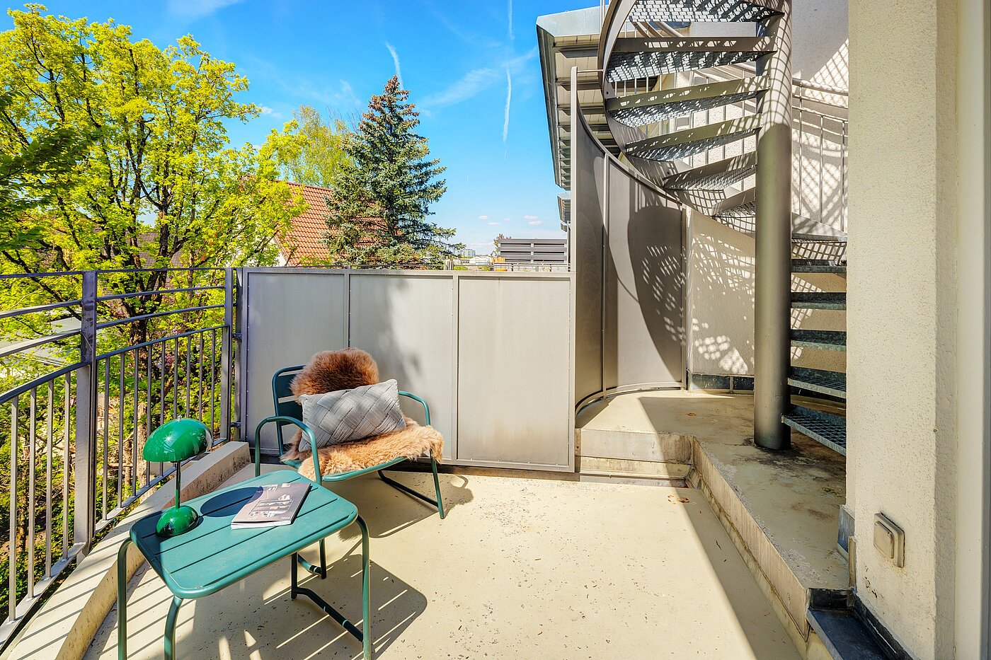 Appartement avec 2.5 pièces | München-Fasangarten | 702211 | ...Wendeltreppe zur...