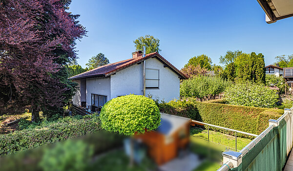 Appartement avec 3.5 pièces | Bad Aibling | 70442 | Blick vom Westbalkon
