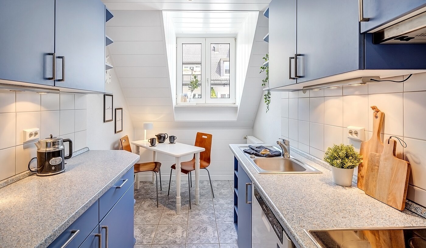 Appartement avec 1.5 pièces | München-Schwabing | 70014 | Helle Küche mit...