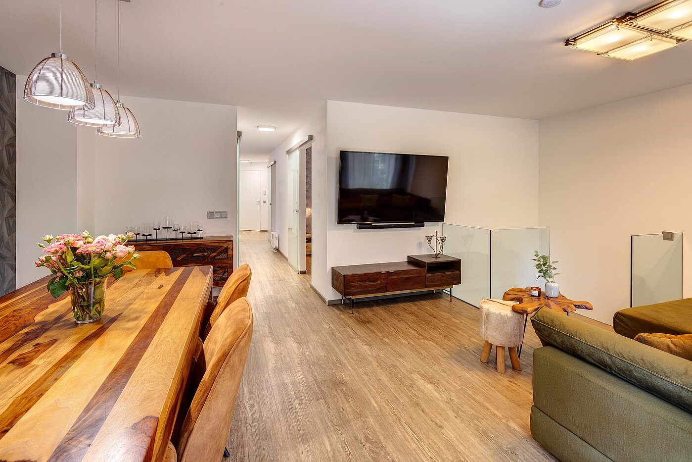 Appartement en duplex avec 3 pièces | München-Milbertshofen | 702341 | Wohn- Essbereich
