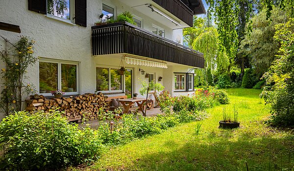 Appartement au rez-de-chaussée avec 2.5 pièces | Kreuth | 701351 | Garten