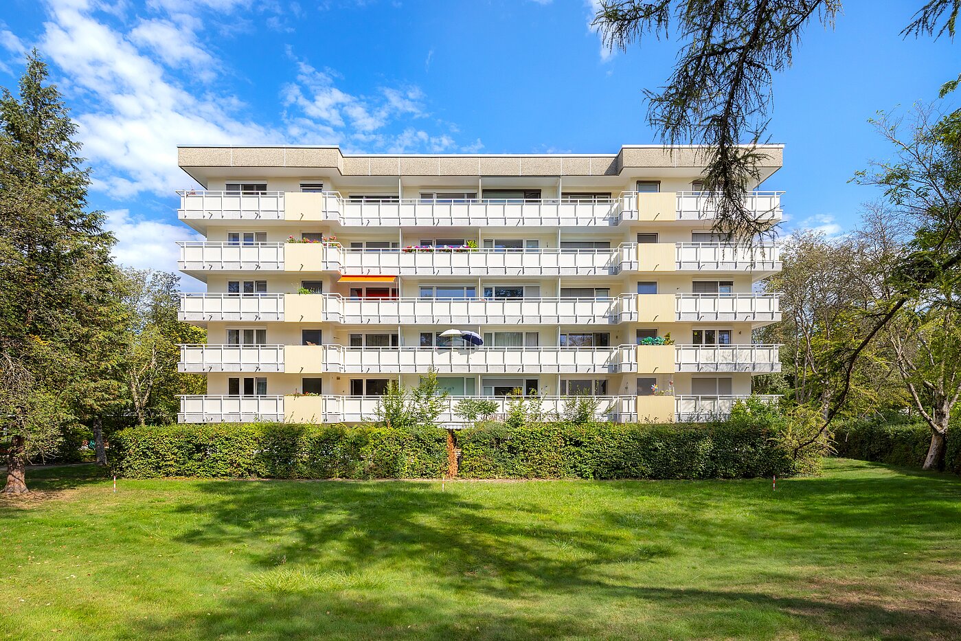 Apartment avec 1 pièce | München-Solln | 70499 | Gartenansicht