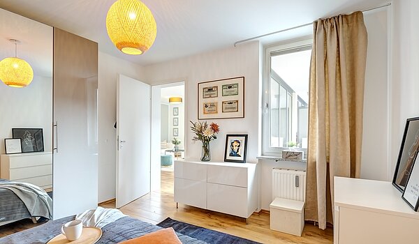 Appartement avec 2 pièces | München-Maxvorstadt | 70001 | Mit Blick auf den Balkon