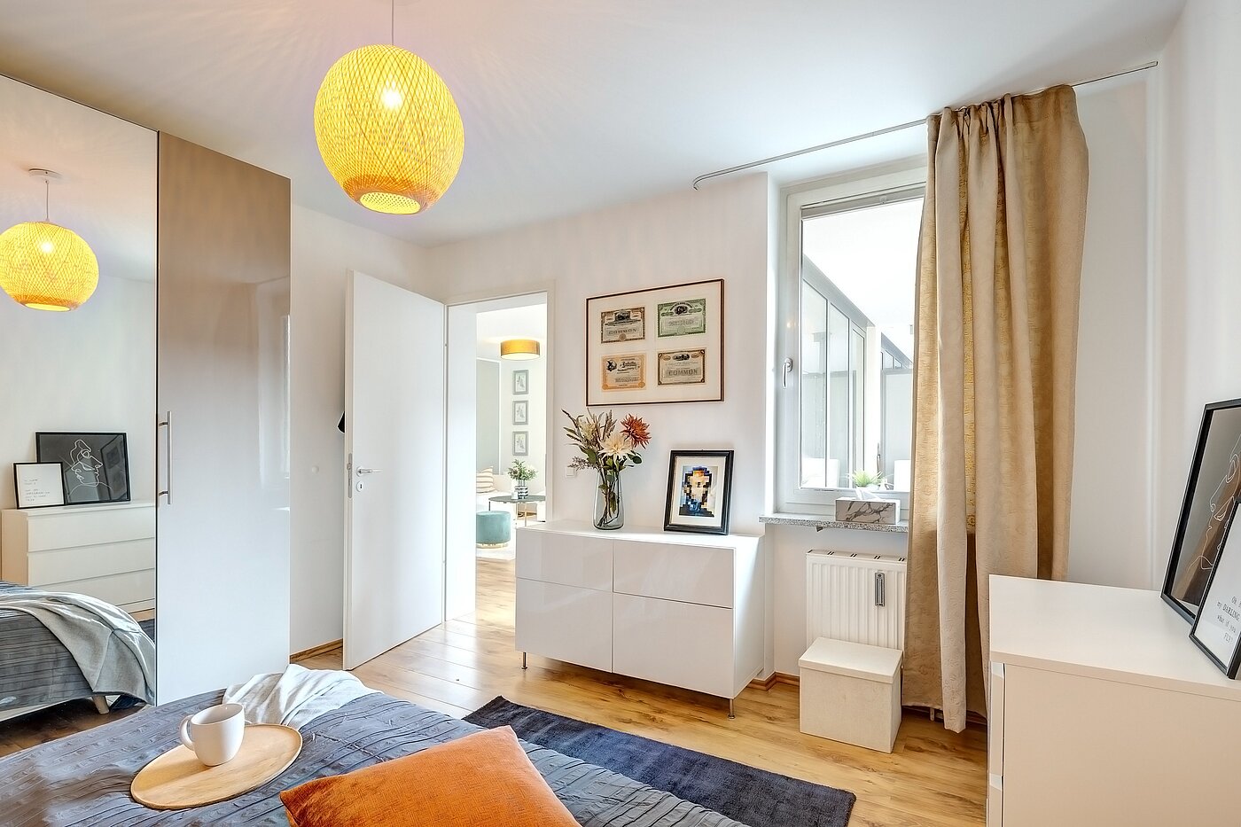 Appartement avec 2 pièces | München-Maxvorstadt | 70001 | Mit Blick auf den Balkon