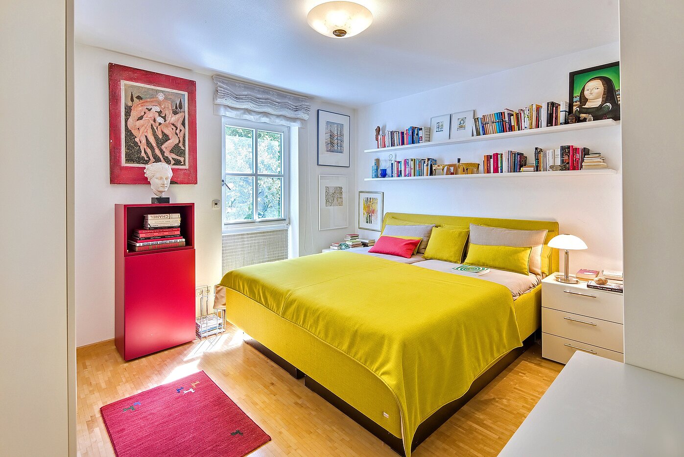 Appartement au rez-de-chaussée avec 2 pièces | München-Obermenzing | 70280 | Schlafbereich