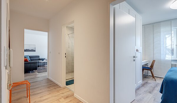 Appartement au rez-de-chaussée avec 2 pièces | München-Moosach | 70462 | Raumaufteilung