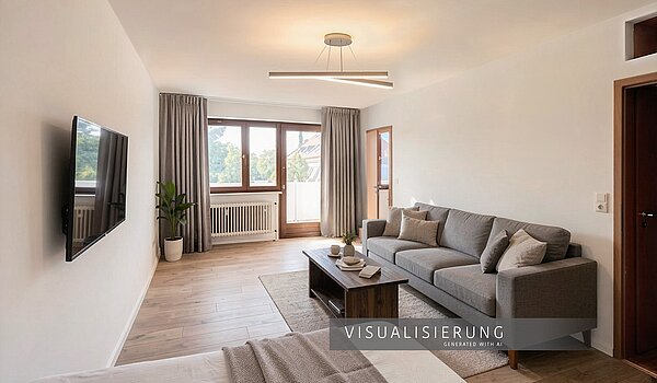 Apartment avec 1 pièce | München-Laim | 70503 | Visualisierung mit KI