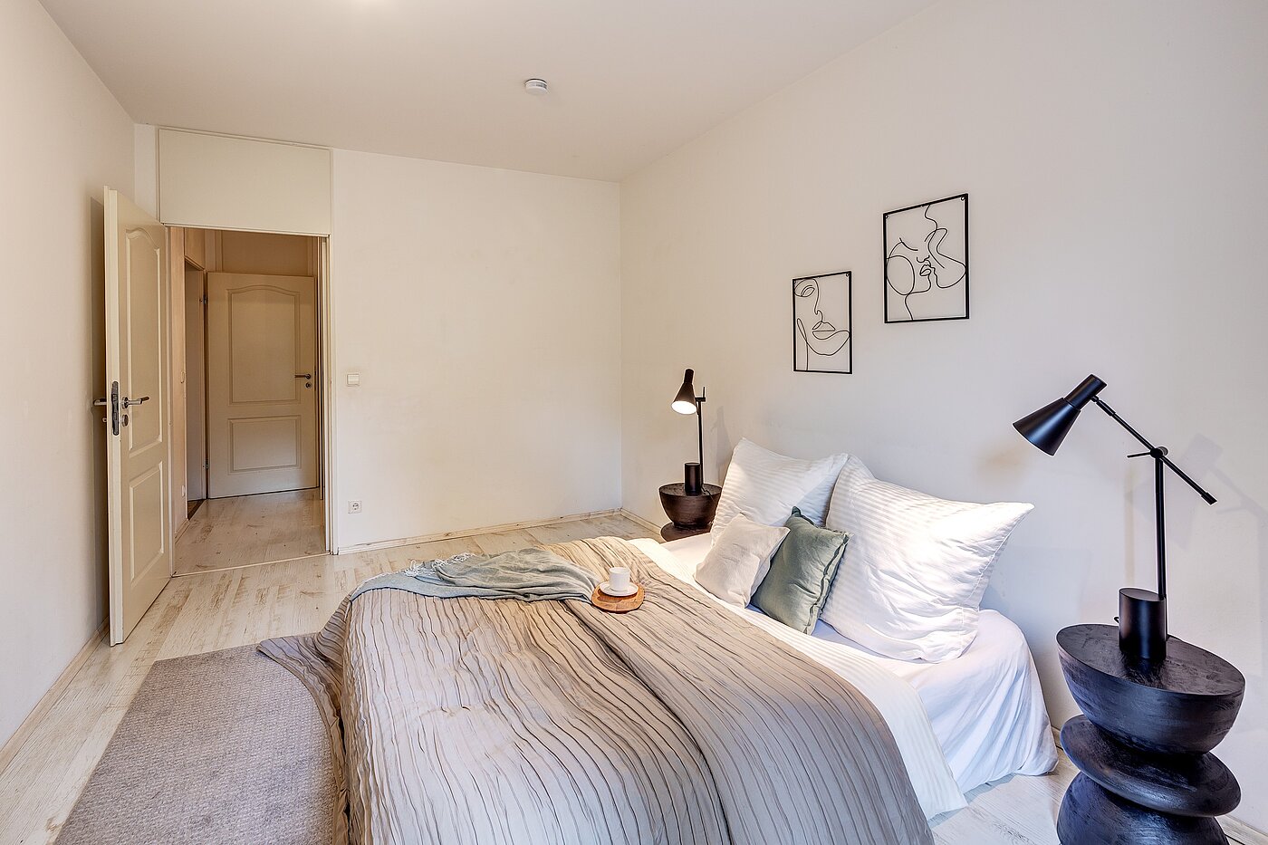 Appartement au rez-de-chaussée avec 2.5 pièces | München-Harlaching | 70018 | ...Schlafzimmer mit...