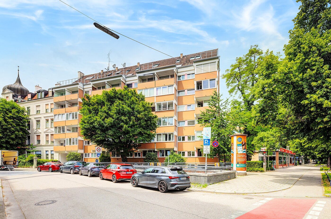 Appartement avec 1 pièce | München-Neuhausen | 702271 | Frischer Fassadenanstrich
