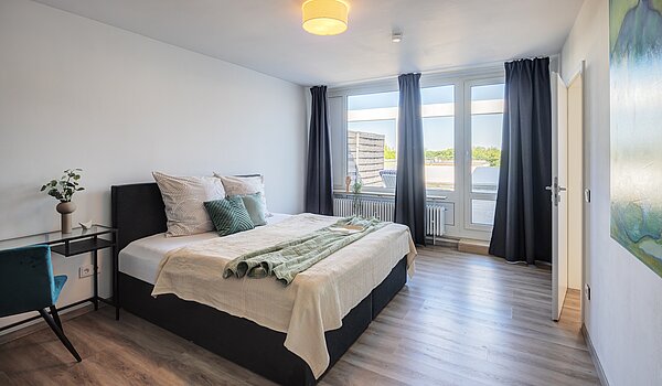Terrassenwohnung avec 3.5 pièces | München-Berg am Laim | 123456 | Schlafzimmer I