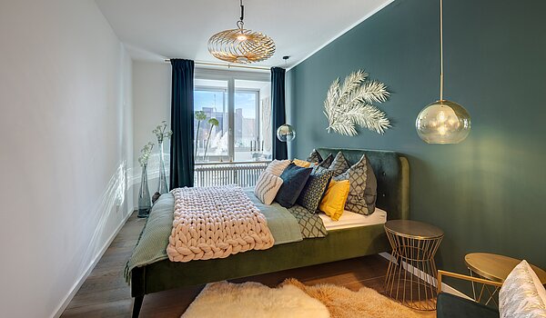 Appartement avec 3 pièces | München-Sendling | 70167 | ...mit großem Bett...