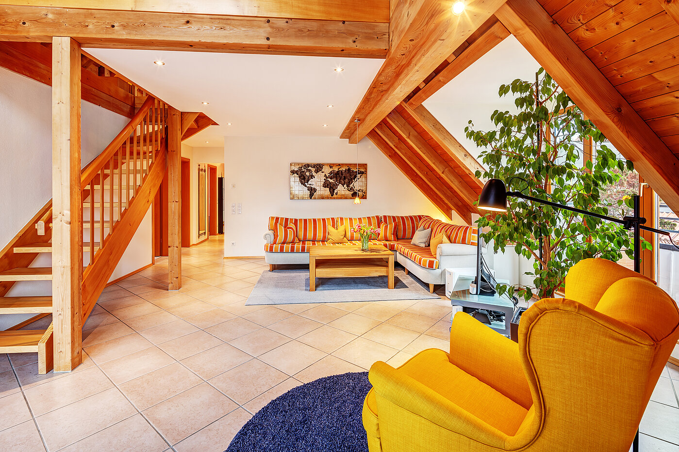 Appartement en duplex avec 3.5 pièces | München-Trudering | 70391 | Wohnzimmer