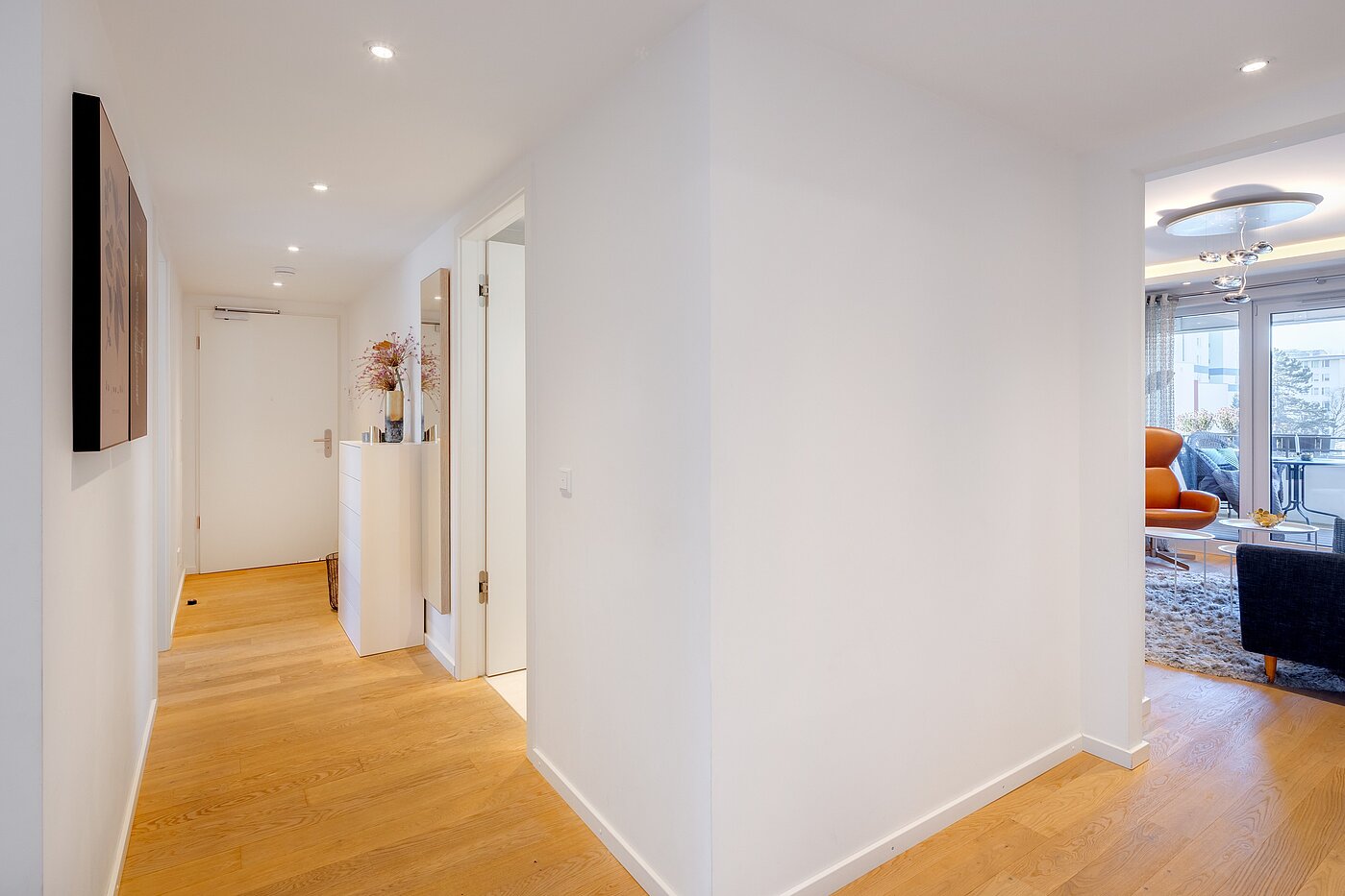 Appartement avec 4 pièces | München-Bogenhausen | 70380 | Flur Blickrichtung Eingang