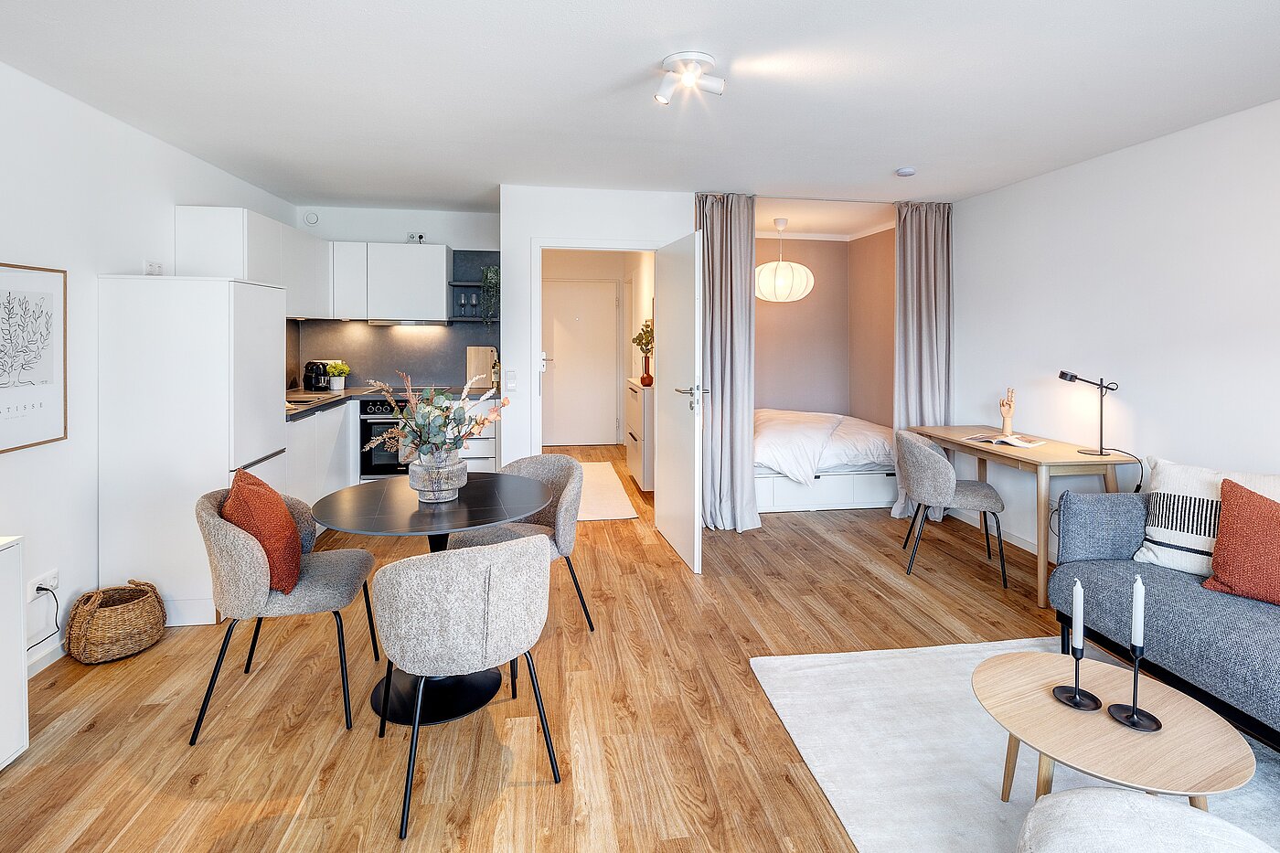 Appartement avec 1 pièce | München-Neuhausen | 70197 | Schlafnische zum...