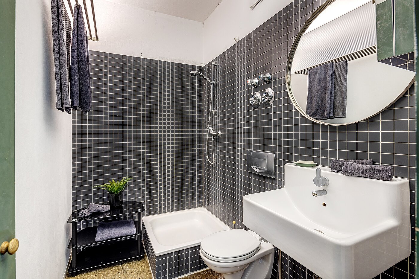Appartement loft avec 1 pièce | München-Isarvorstadt | 2211ML7 | Modern gestaltetes Duschbad...