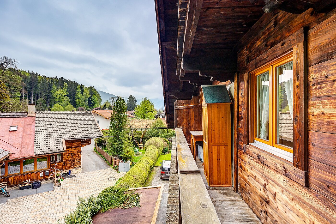 Appartement au dernier étage avec 2 pièces | Bad Wiessee | 70017 | Blick vom Balkon