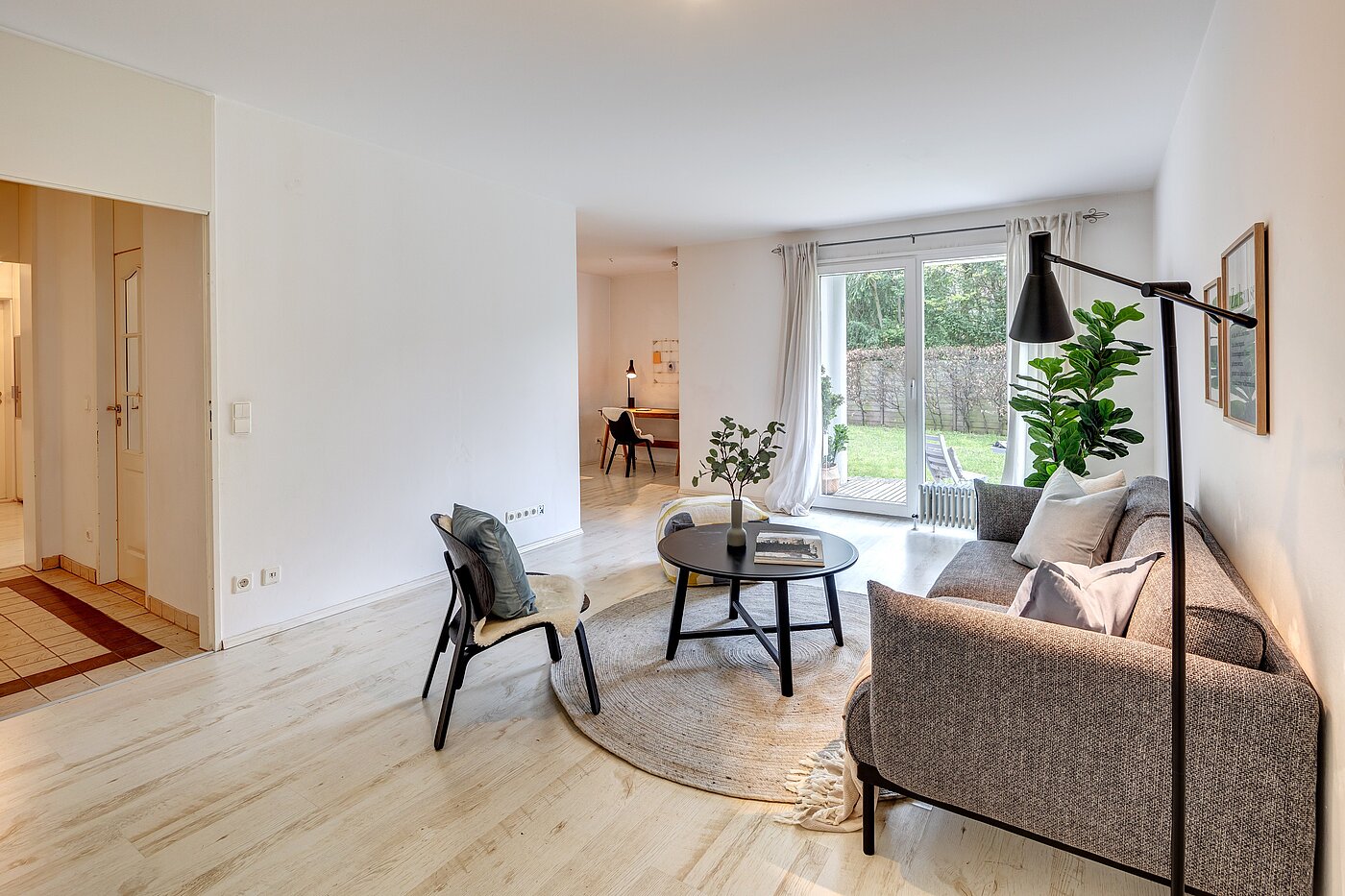 Appartement au rez-de-chaussée avec 2.5 pièces | München-Harlaching | 70018 | Offen gestaltet zum...