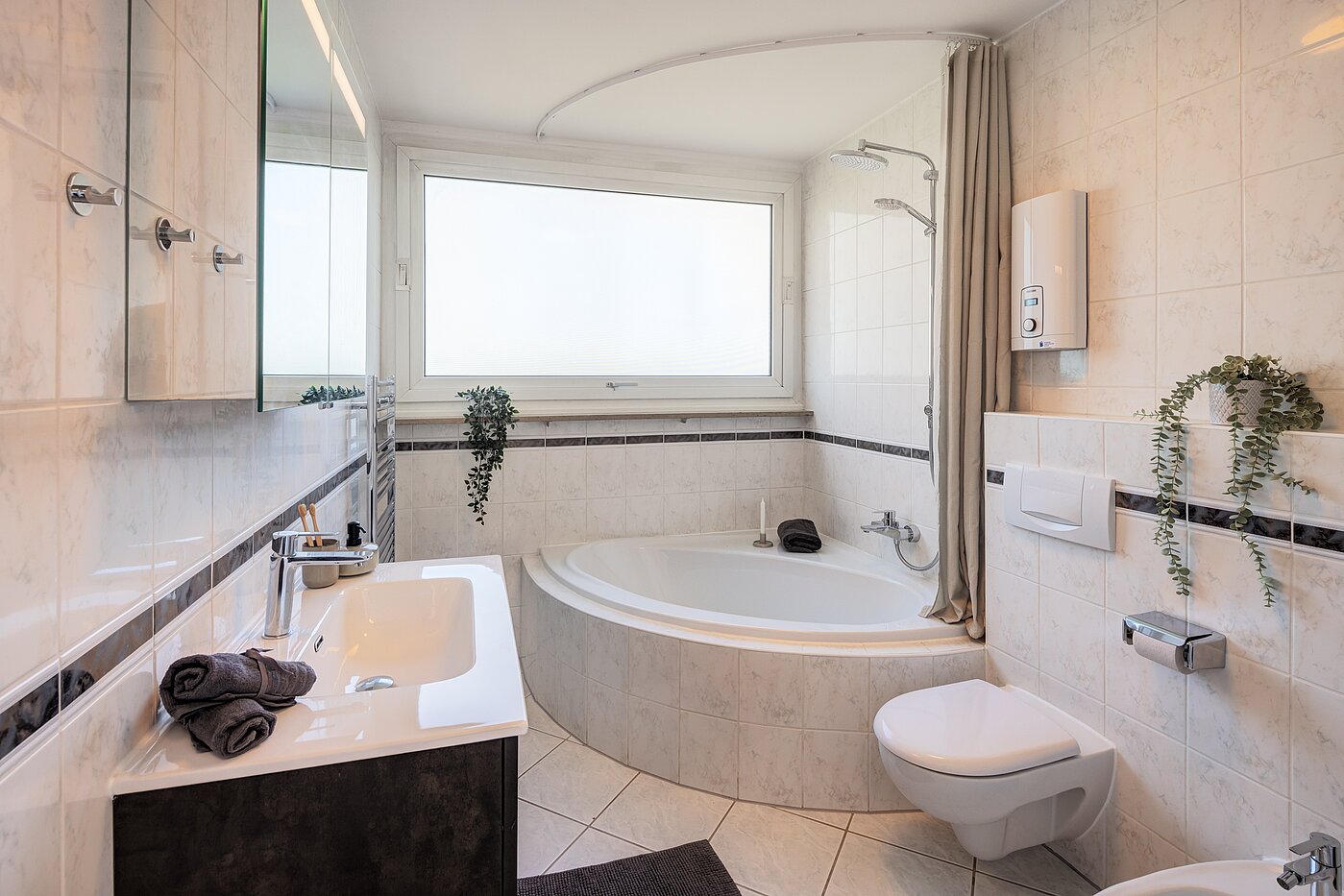 Terrassenwohnung avec 3.5 pièces | München-Berg am Laim | 123456 | Badezimmer