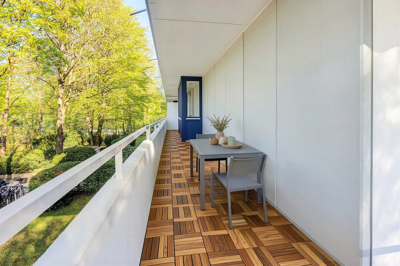 Appartement avec 3.5 pièces | München-Bogenhausen | 703052 | Schattiger Nordbalkon