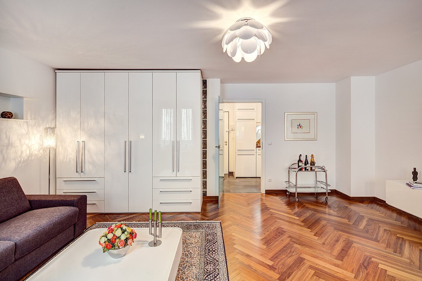 Appartement avec 1 pièce | München-Schwabing | 2207ML10 | Blick zur Diele