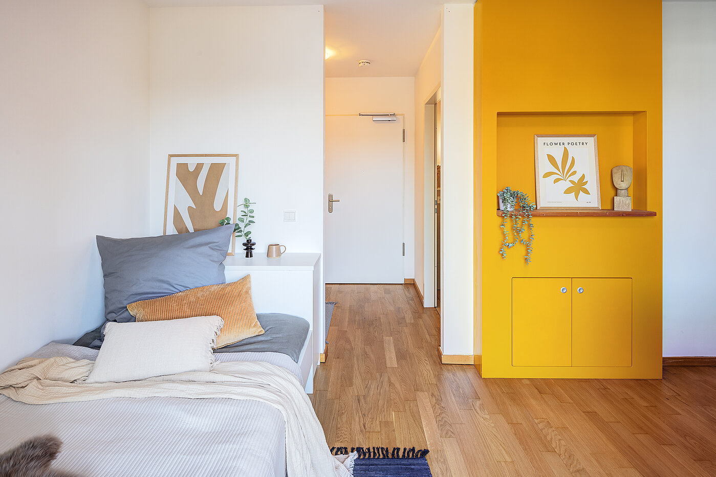 Apartment avec 1 pièce | München-Ramersdorf | 70415 | Wohn- und Schlafzimmer