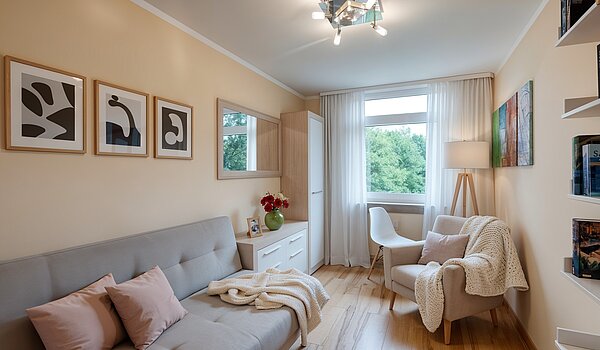 Appartement avec 4 pièces | München-Aubing | 70276 | Schlafzimmer II (KI-generierte Inhalte)