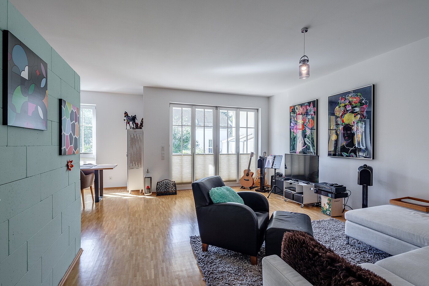 Appartement avec 3 pièces | München-Solln | 1809ML1 | Helles Wohnzimmer