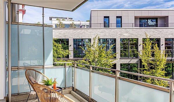 Appartement avec 3 pièces | München-Neuhausen | 70489 | Sonniger Balkon