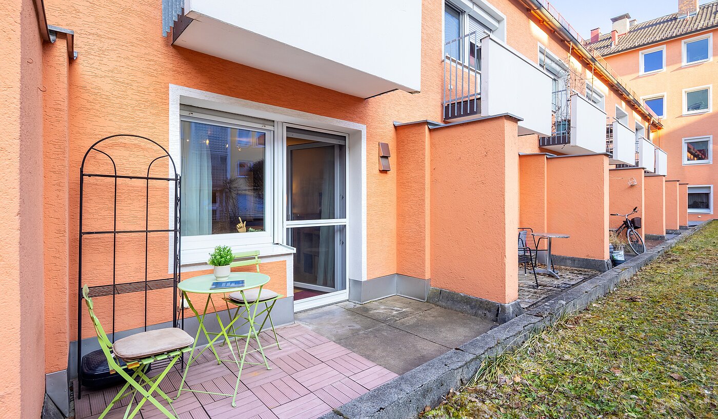 Apartment avec 1 pièce | München-Sendling-Westpark | 70395 | Sonnige Südterrasse