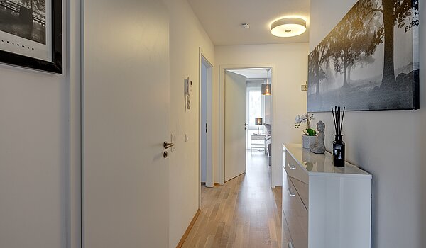 Appartement avec 3 pièces | 70483 | Flur zum Schlafbereich