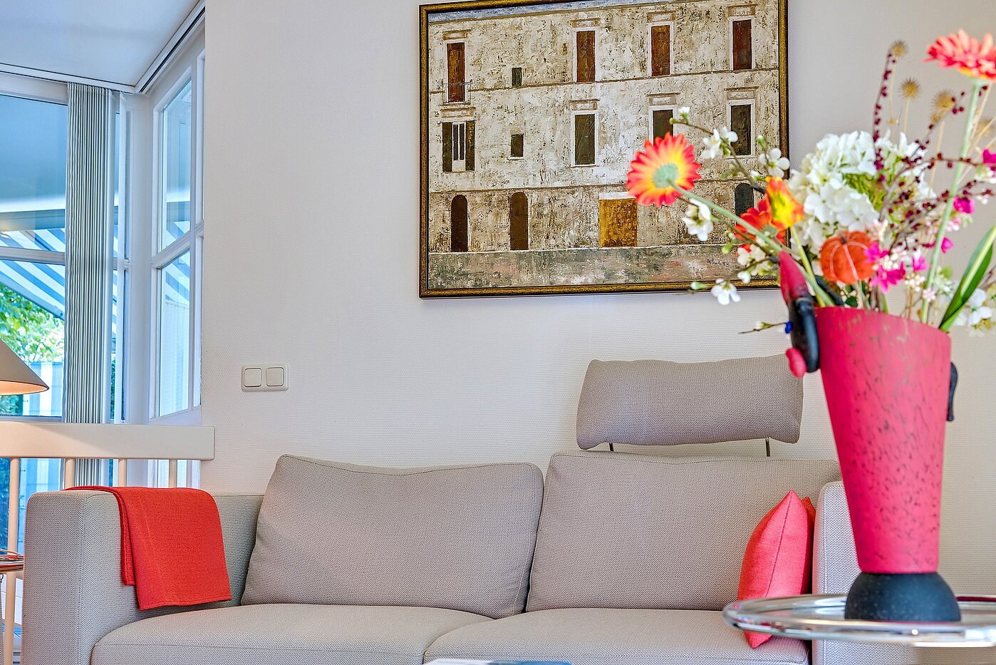 Appartement au rez-de-chaussée avec 2 pièces | München-Obermenzing | 70280 | Detailaufnahme Wohnbereich