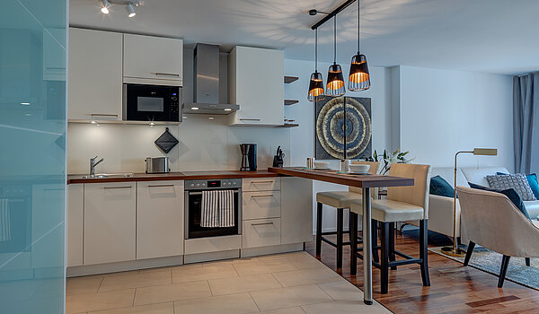 Appartement avec 2 pièces | München-Schwabing | 70434 | Offene Küche mit...