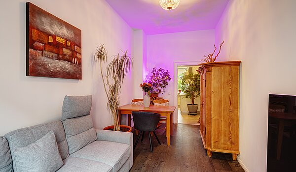 Appartement au rez-de-chaussée avec 2 pièces | München-Sendling | 703811 | Wohnraum