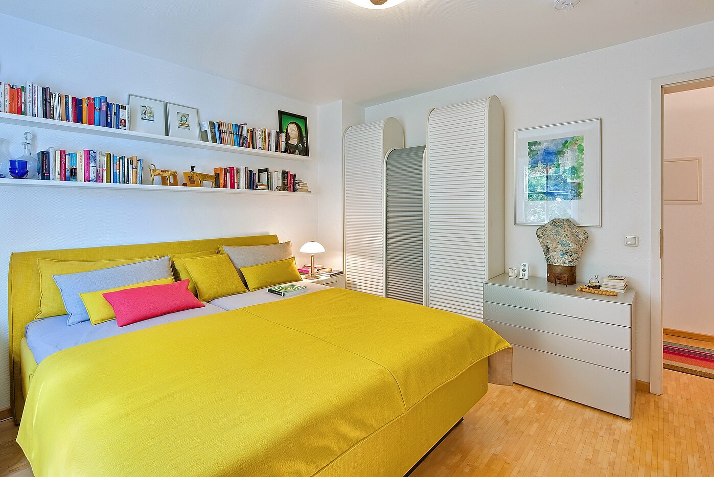 Appartement au rez-de-chaussée avec 2 pièces | München-Obermenzing | 70280 | Schlafbereich