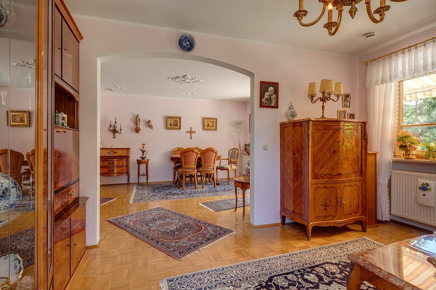 Appartement au rez-de-chaussée avec 3 pièces | München-Untermenzing | 1806ML6 | Blick zum Essbereich