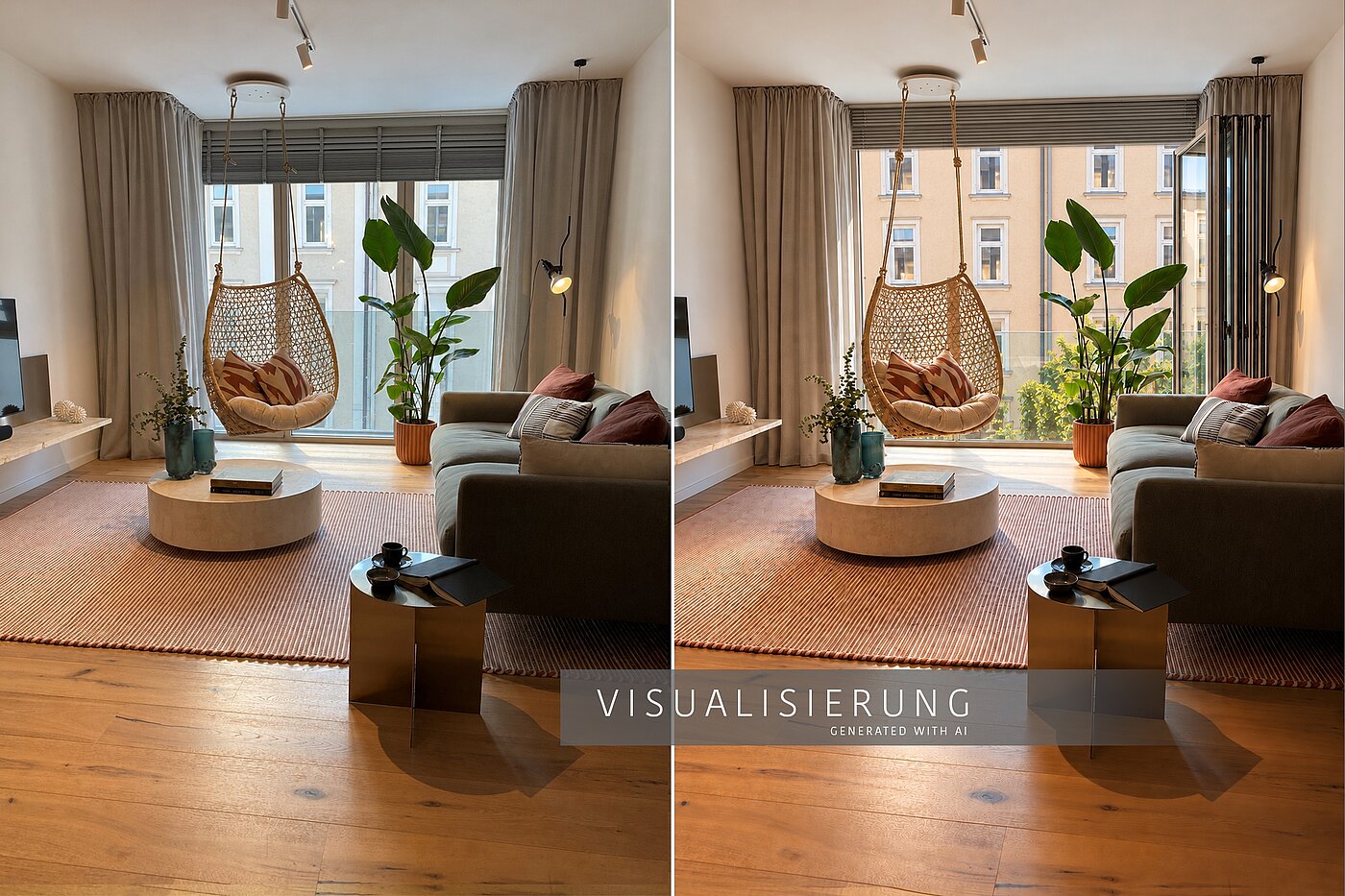 Appartement avec 2 pièces | München-Isarvorstadt | 70459 | ...und Faltfenster-Innen