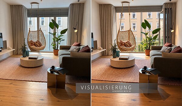 Appartement avec 2 pièces | München-Isarvorstadt | 70459 | ...und Faltfenster-Innen