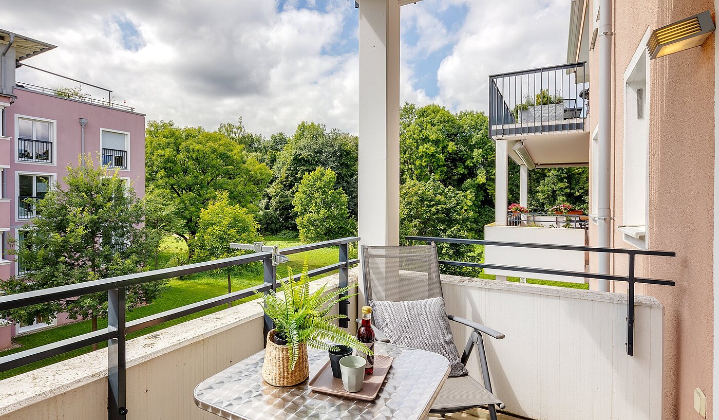 Appartement avec 1 pièce | München-Pasing | 2108ML2 | Blick ins Grüne