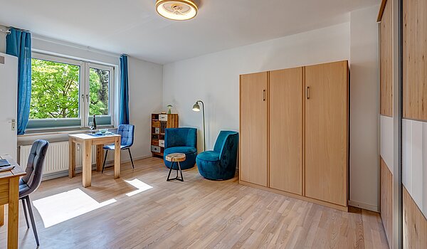 Appartement avec 1 pièce | München-Schwabing | 70454 | Wohnen, Arbeiten und...