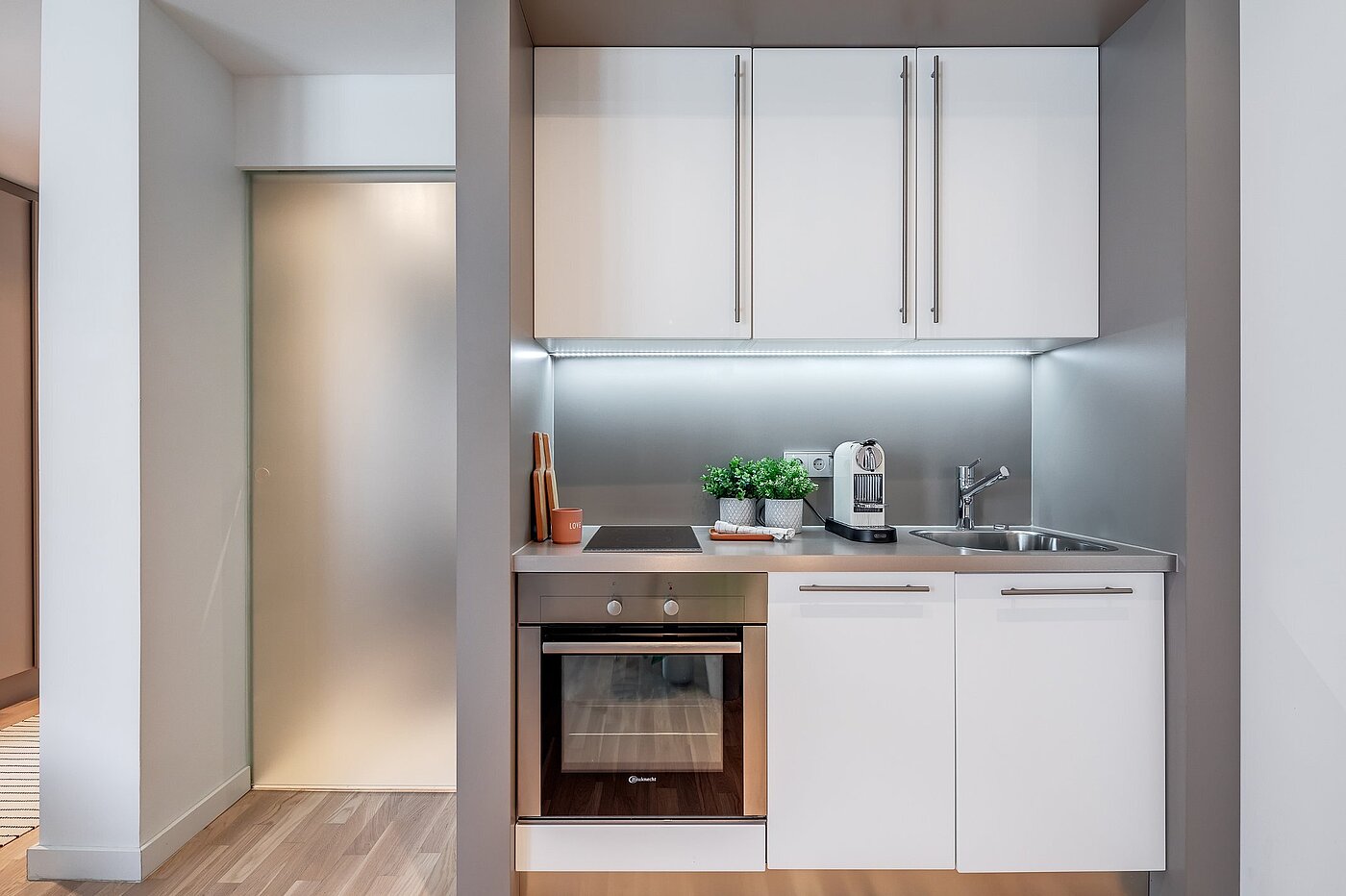Appartement avec 1.5 pièces | München-Bogenhausen | 1904ML6 | Moderne Kitchenette mit...