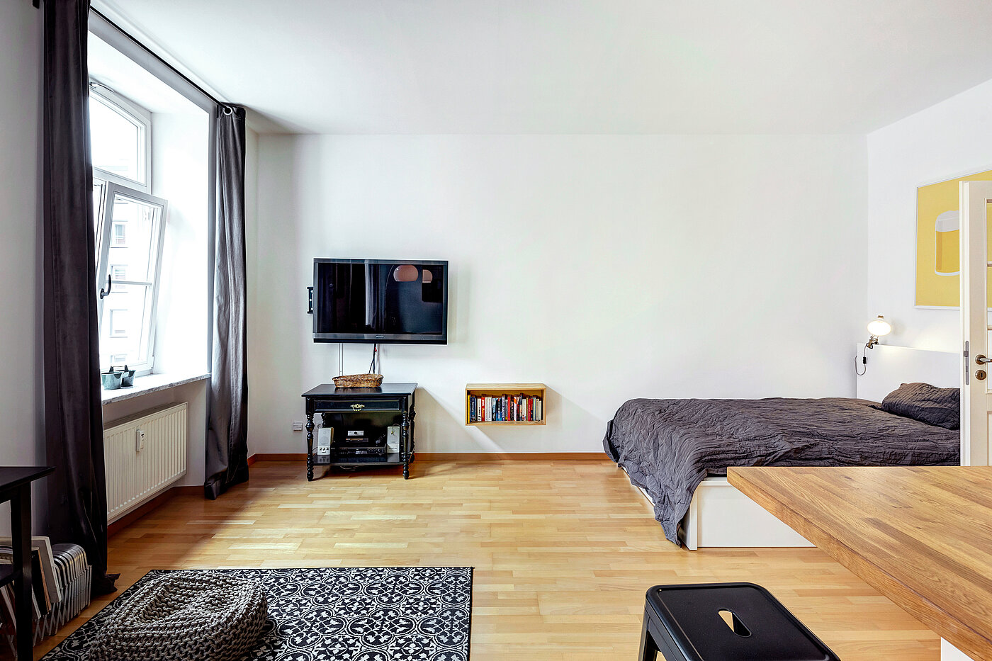 Appartement avec 1 pièce | München-Ludwigsvorstadt | 70388 | Schlafbereich