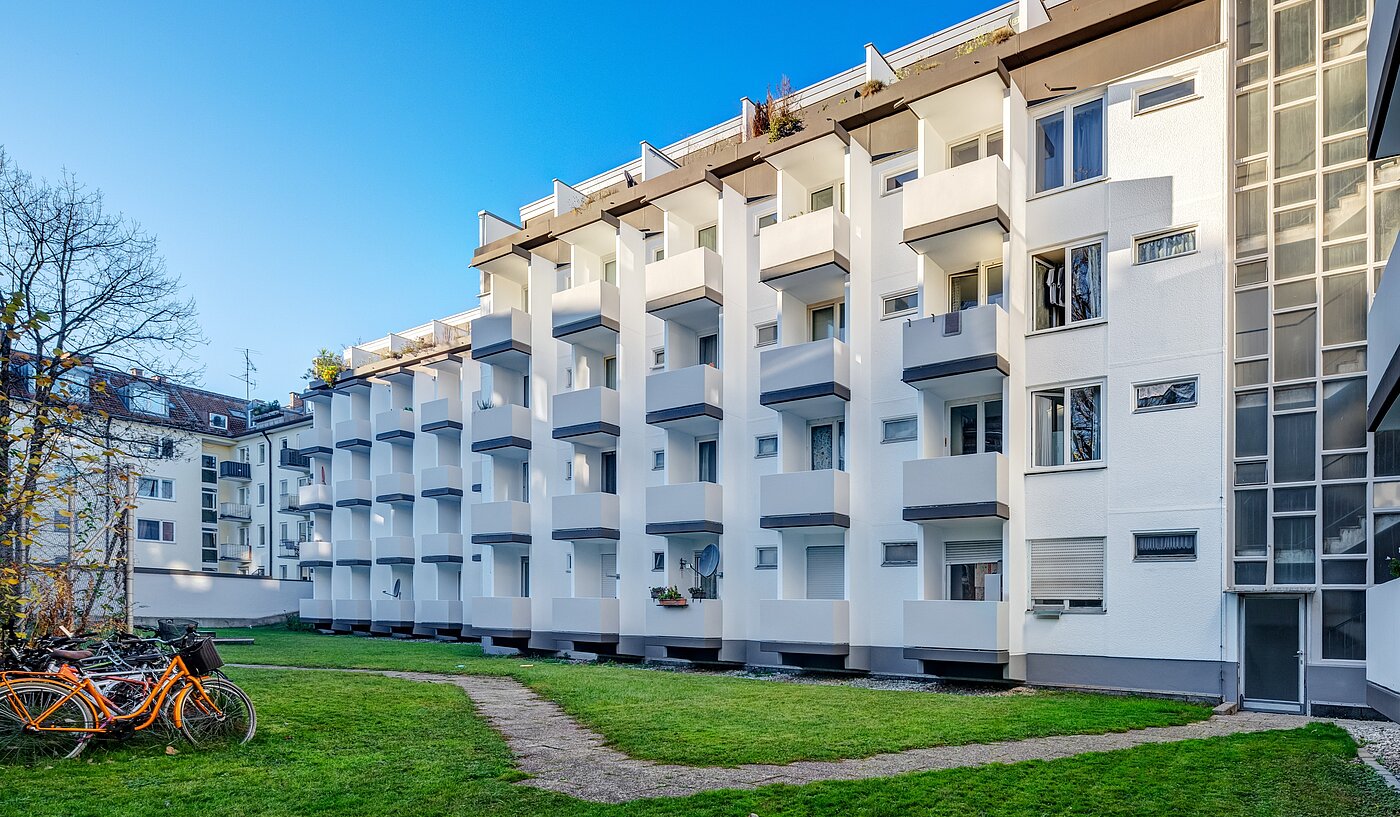 Apartment avec 1 pièce | München-Milbertshofen | 70183 | Innenhof