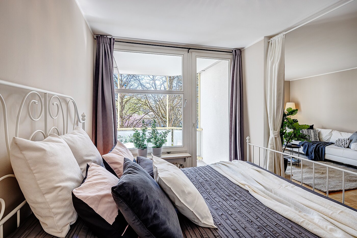 Appartement avec 1.5 pièces | München-Bogenhausen | 2203ML2 | ...und Zugang zum Balkon