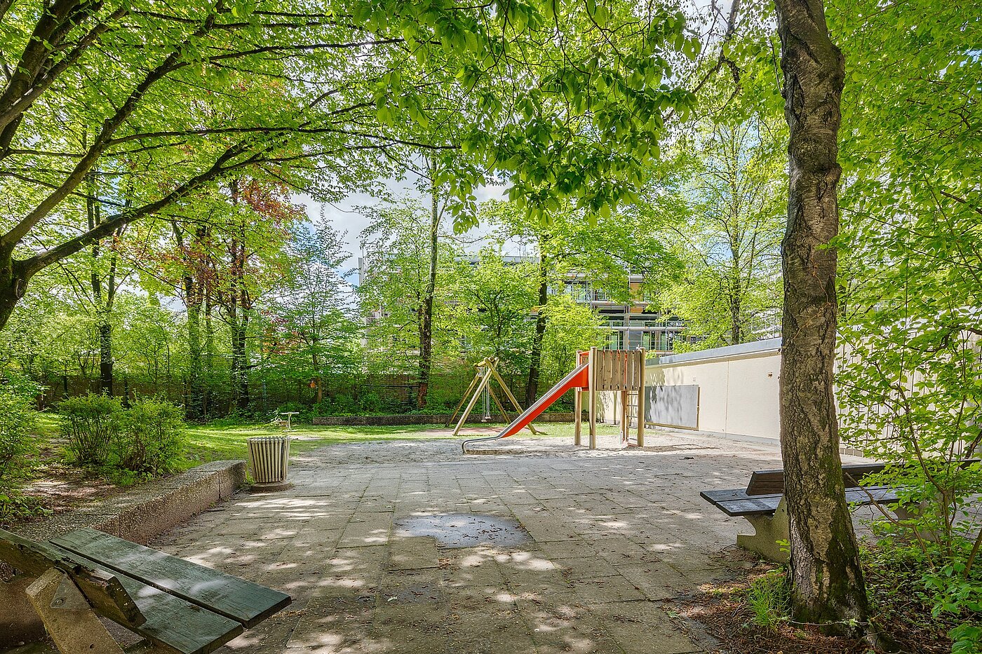 Appartement avec 1 pièce | München-Oberföhring | 2104ML2 | ... mit Kinderspielplatz
