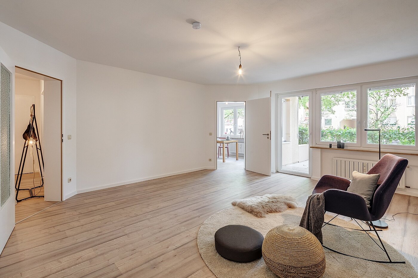 Appartement au rez-de-chaussée avec 4.5 pièces | München-Perlach | 2003ML6 | Geräumiges Wohnzimmer...