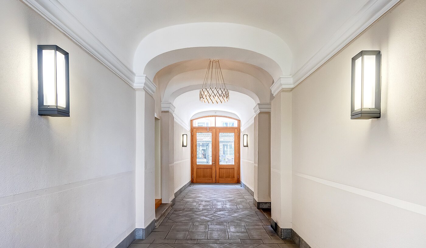 Appartement au rez-de-chaussée avec 1.5 pièces | München-Lehel | 70149 | Hauseingang