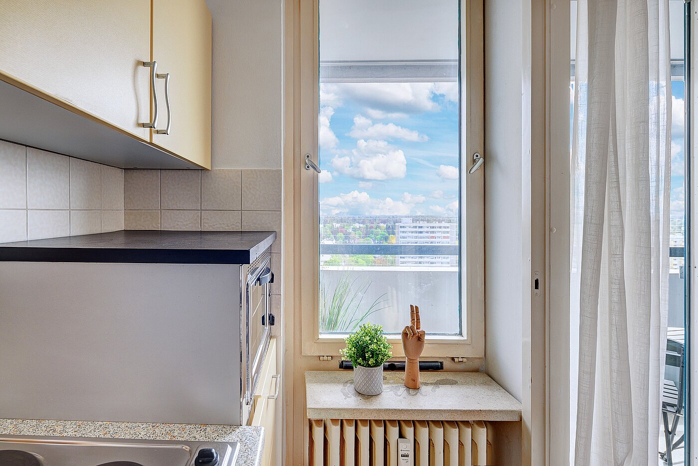 Appartement avec 1 pièce | München-Solln | 2201ML92 | Küche mit Fenster